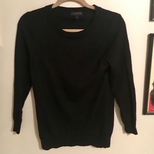 Black J Crew Merino Wool Tippi Sweater